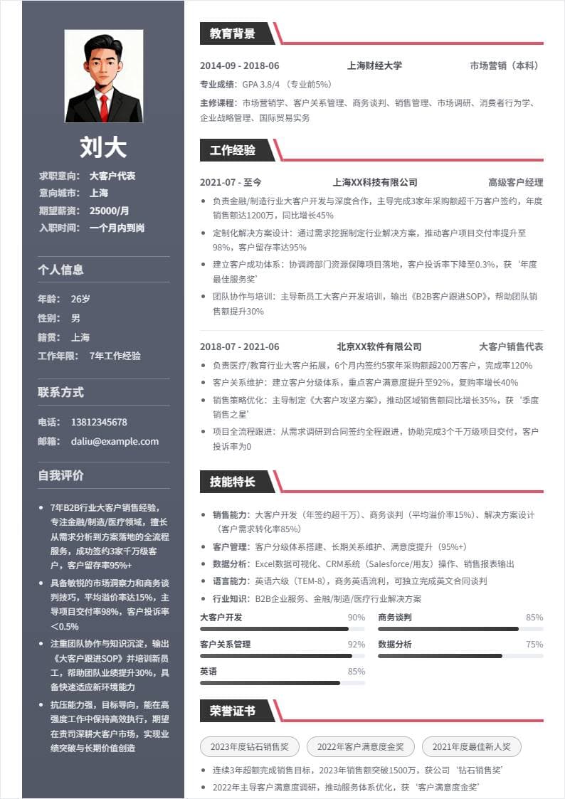 大客户代表 | 社招