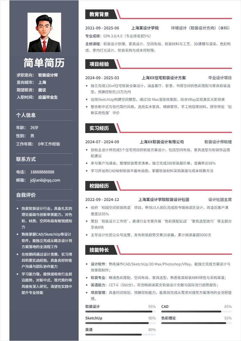 软装设计 | 校招