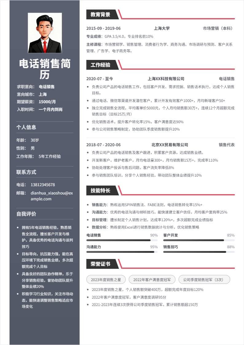 电话销售 | 社招