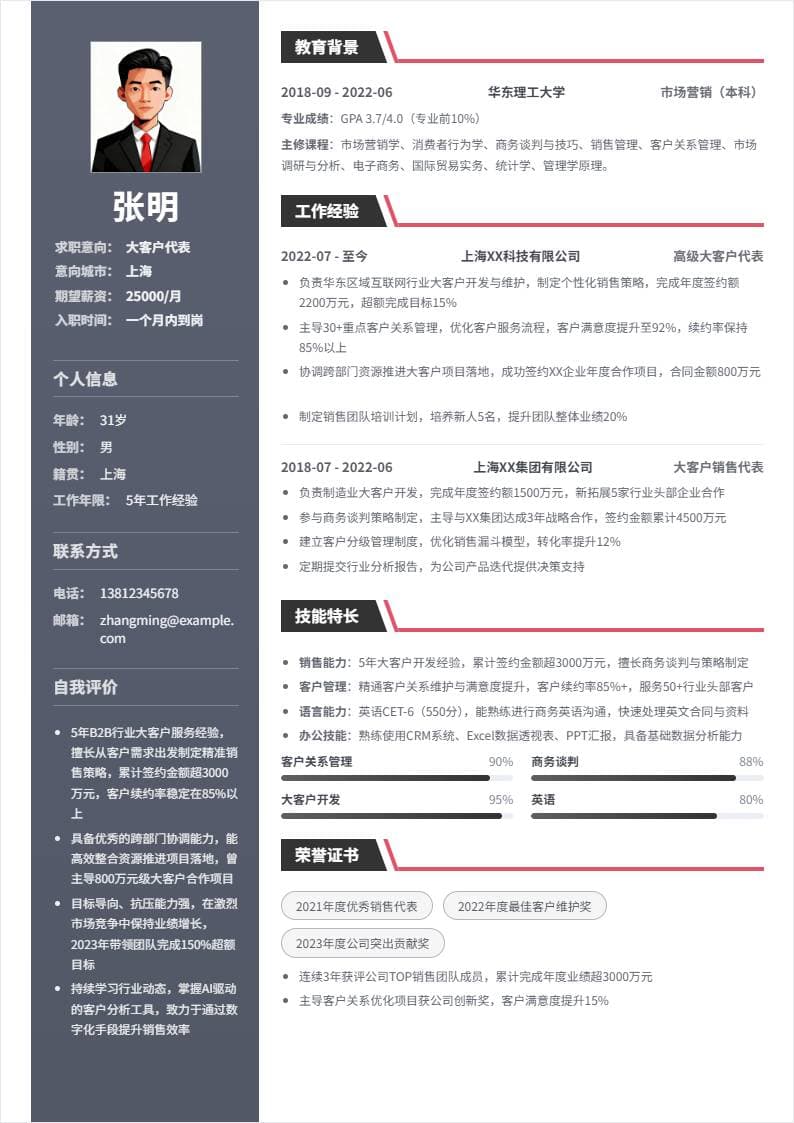 大客户代表 | 社招