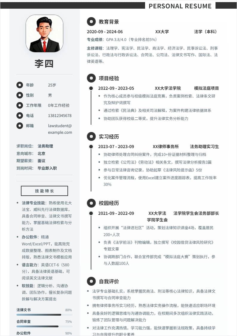 法务助理 | 校招